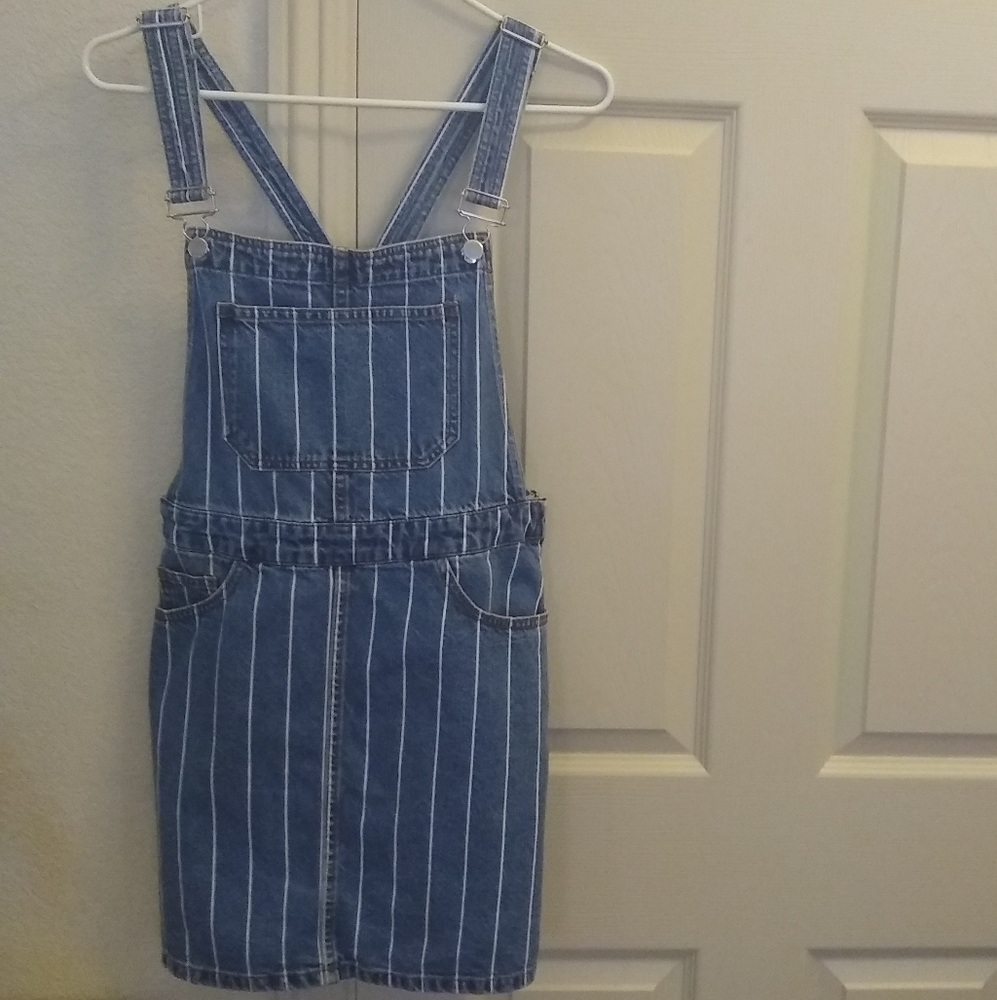 H&M-divided OVERALL DENIM DRESS